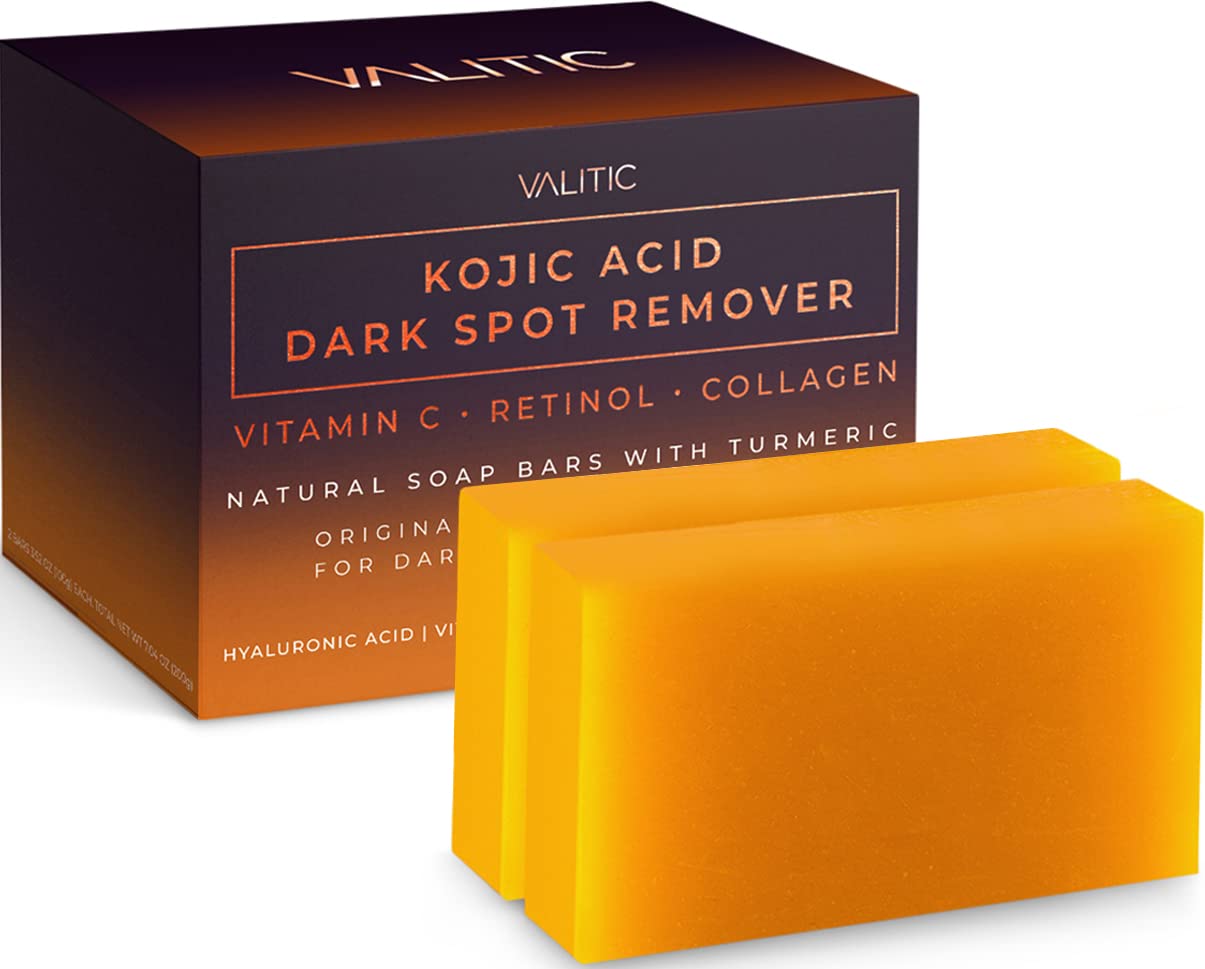 valitic-kojic-acid-dark-spot-remover-soap-bars-with-vitamin-c-retinol-collagen-turmeric-original-japanese-complex-infused-with-hyaluronic-acid-vitamin-e-shea-butter-castile-olive-oil-2-pack