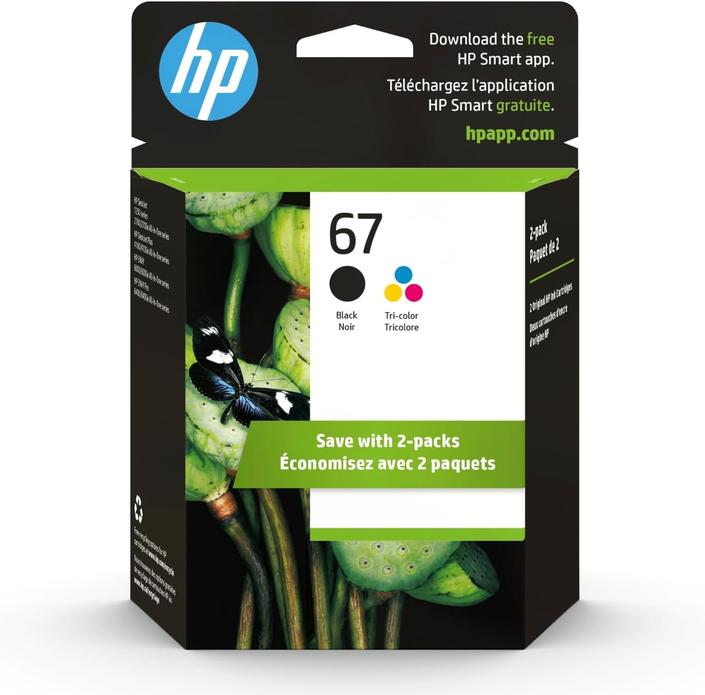 hp-67-black-tri-color-ink-cartridges-2-pack-works-with-hp-deskjet-1255-2700-4100-series-hp-envy-6000-6400-series-eligible-for-instant-ink-3yp29an