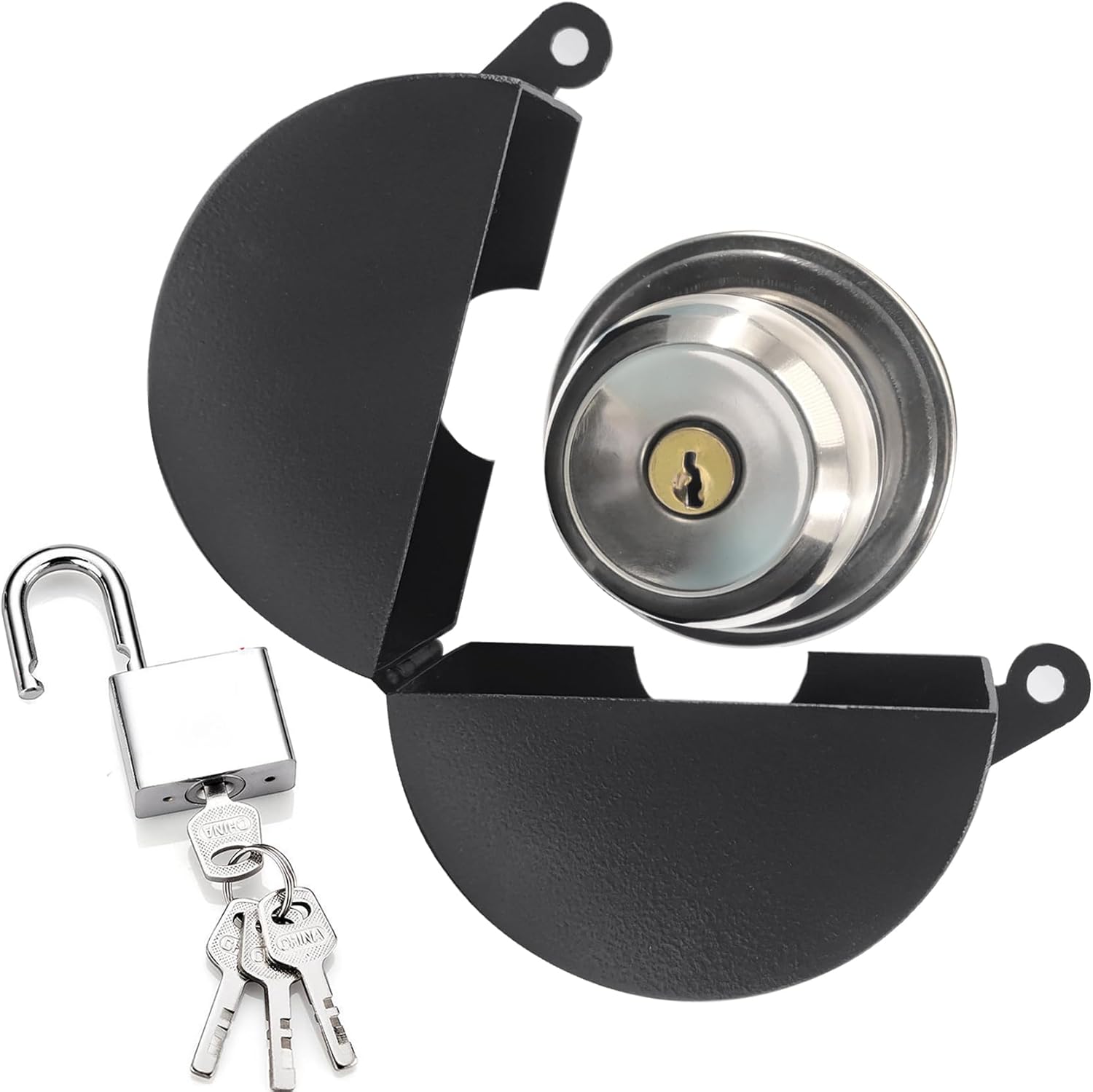 door-knob-lock-out-device-with-padlock-door-handle-lock-prevents-turning-door-handles-and-entering-keyholes-for-covering-door-handles-faucets-valves-stainless-steel-black