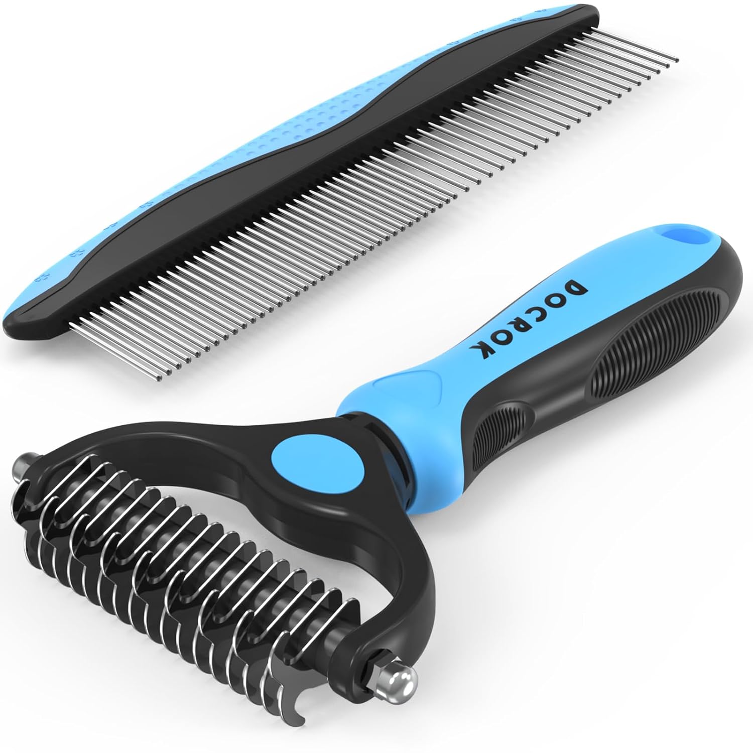 pet-grooming-combo-blue-deshedding-brush-with-metal-comb-for-detangling-and-dematting-long-matted-fur-on-cats-and-dogs