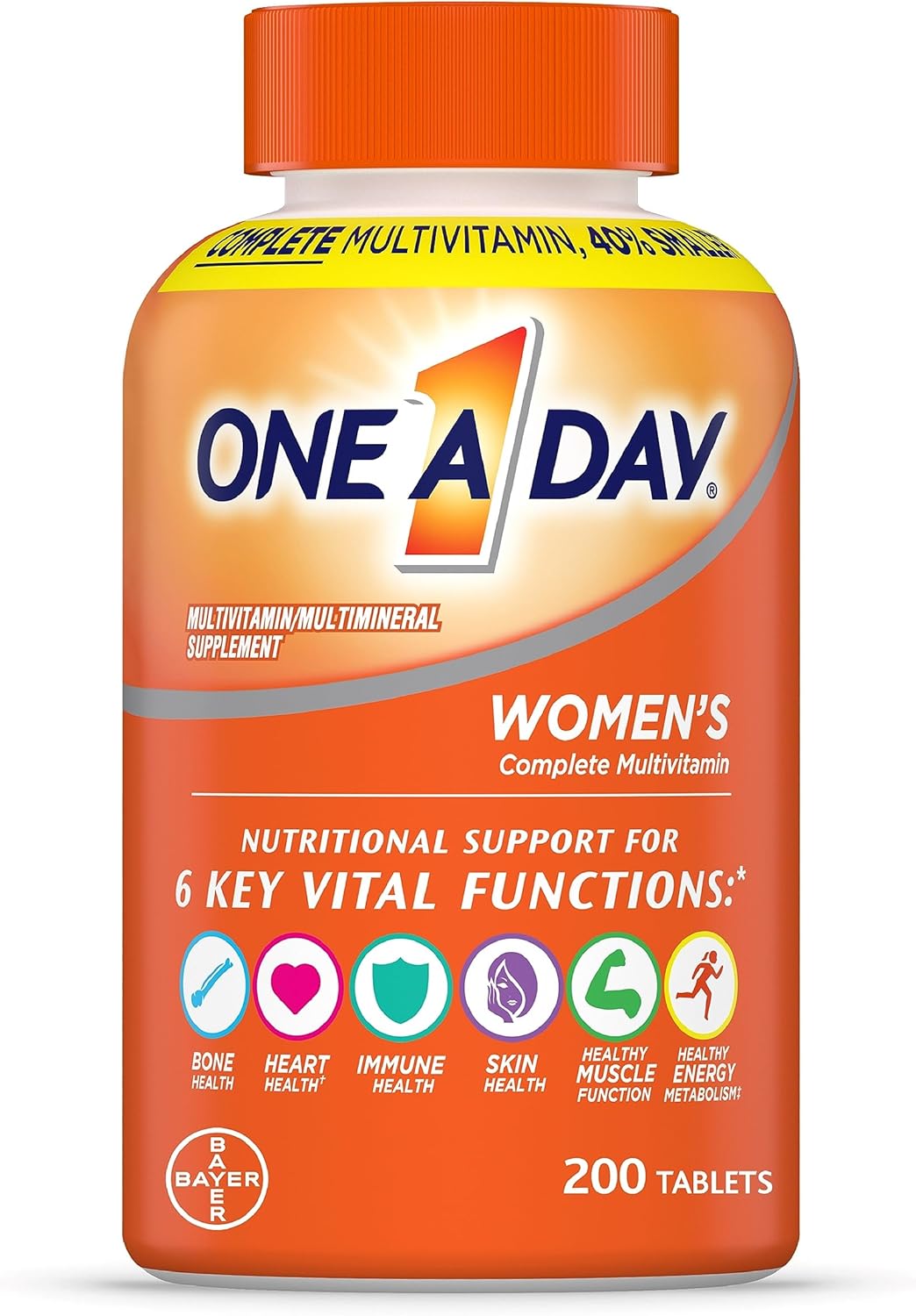 one-a-day-womens-complete-daily-multivitamin-with-vitamin-a-b-c-d-and-e-calcium-and-magnesium-immune-health-support-200-count