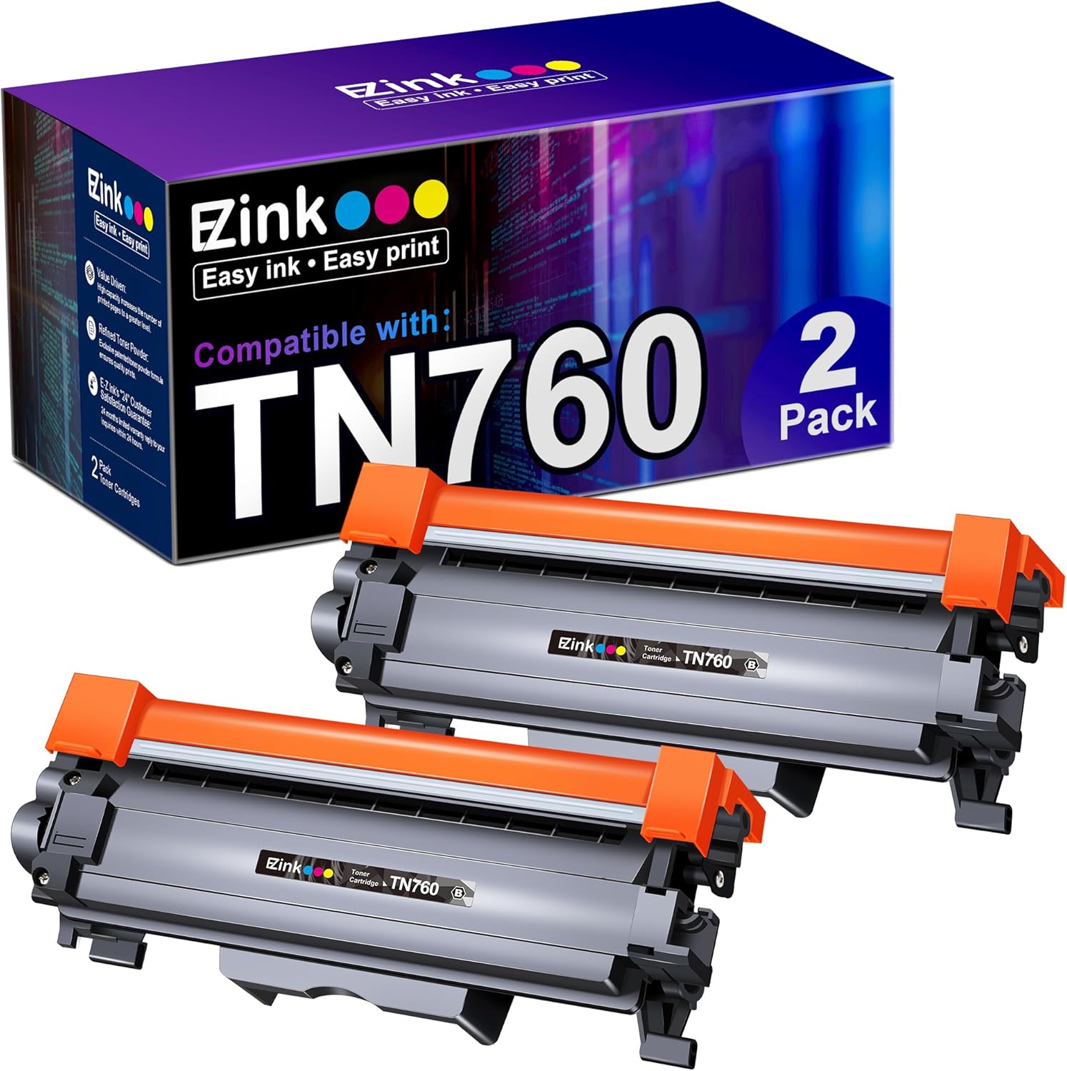 e-z-ink-tn760-compatible-toner-cartridges-replacement-for-brother-tn-760-tn730-tn-730-to-use-with-mfc-l2710dw-mfc-l2750dw-hl-l2350dw-hl-l2370dw-hl-l2395dw-hl-l2390dw-dcp-l2550dw-black-2-pack